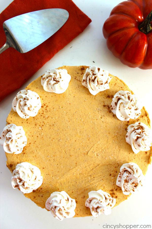 No-Bake Pumpkin Cheesecake by- Cincy Shopper