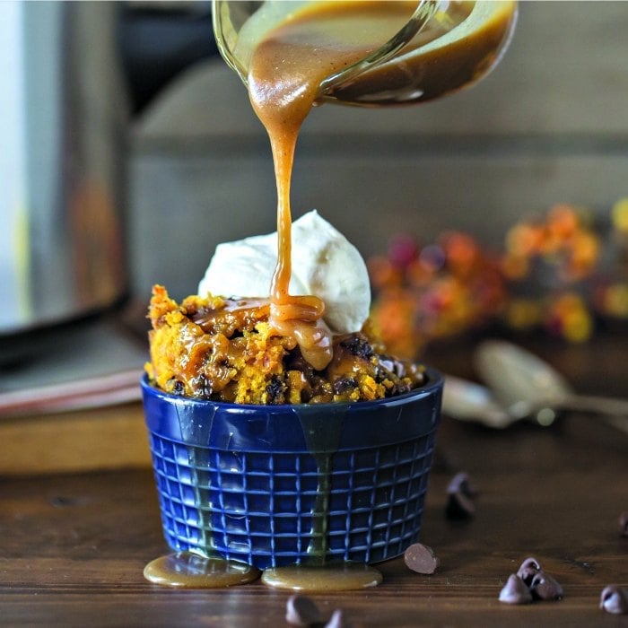 Slow Cooker Pumpkin Cake By- The Jenny Evolution