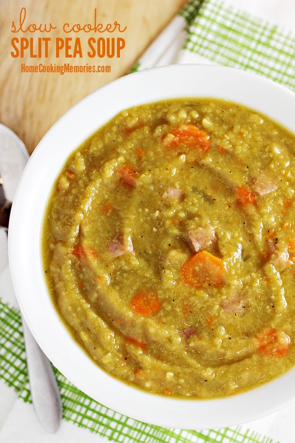 Slow Cooker Split Pea Soup by Home Cooking Memories
