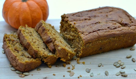 Gluten-Free Pumpkin Bread By- To Simply Inspire