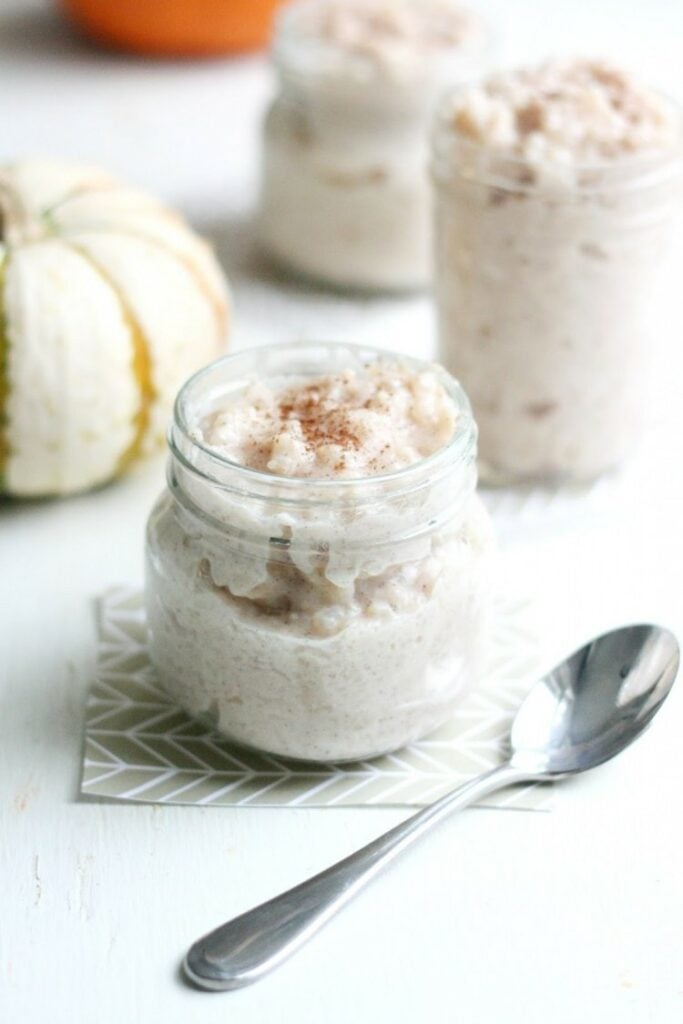 Slow Cooker Pumpkin Spice Rice Pudding by- DIY Candy