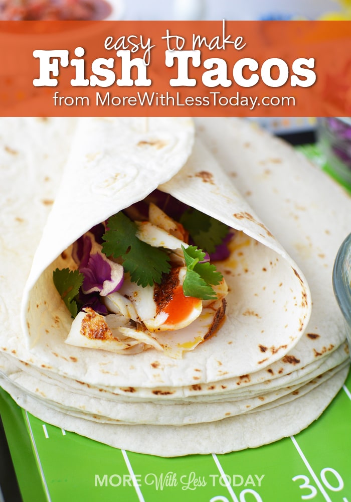 Easy to Make Fish Tacos recipe from More with Less Today
