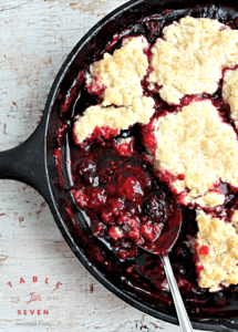 Iron Skillet Berry Cobbler