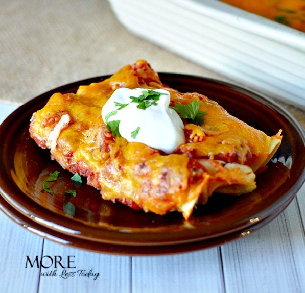 Easy Chicken Enchiladas Recipe You Can Make Ahead  &#8211; Step by Step Directions