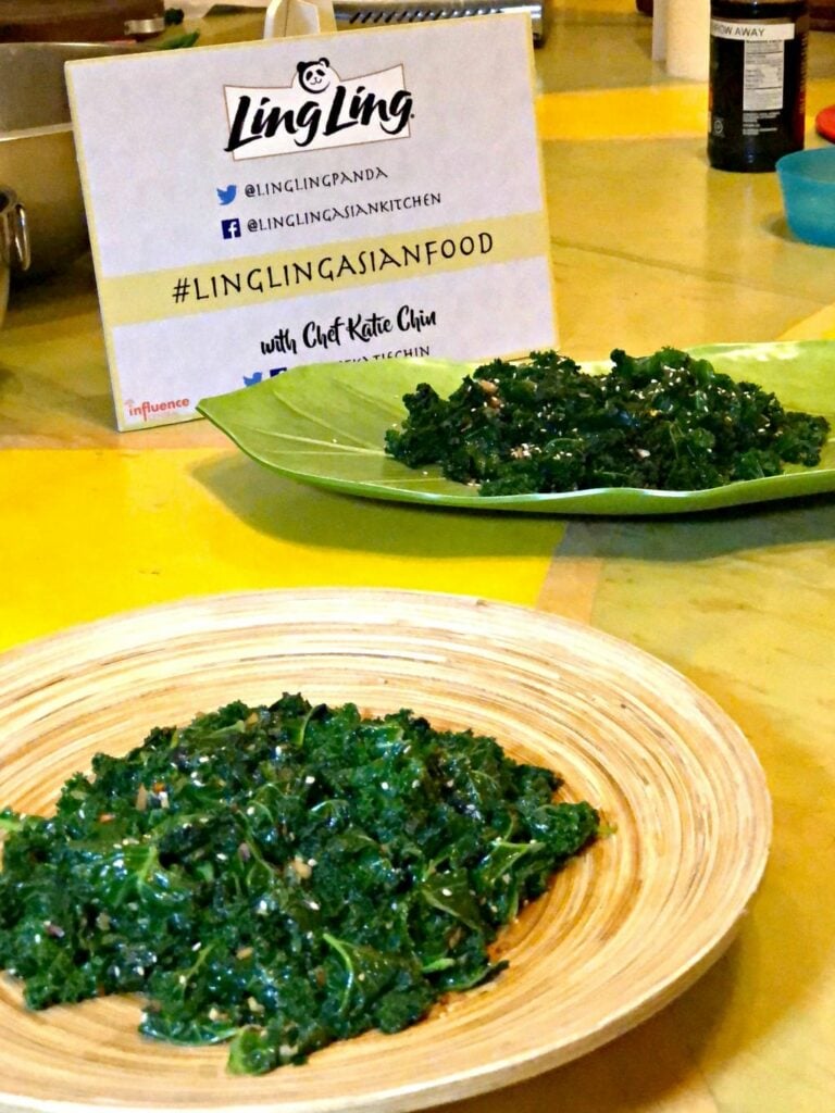 Chinese New Year menu Kale cooking tips Ling Ling event in Los Angeles