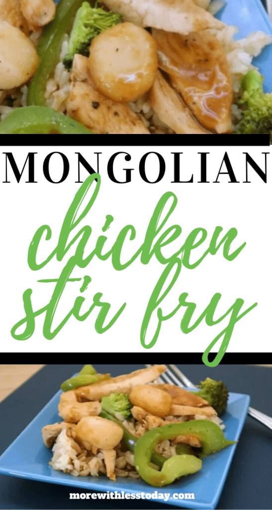 Mongolian Chicken Stir Fry &#8211; Easy Dinner Idea