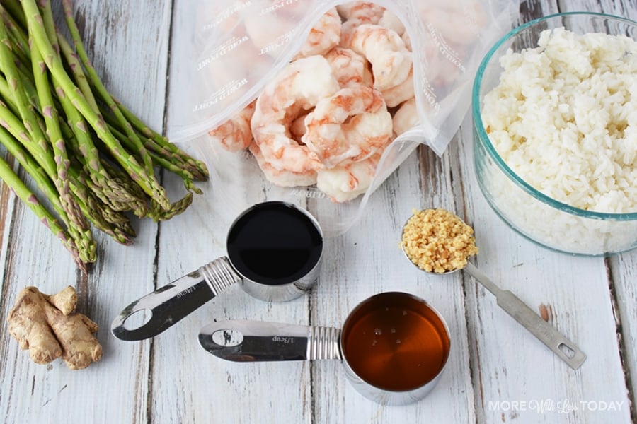 Easy Honey Garlic Shrimp recipe ingredients