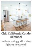 On Trend Lighting Fixtures for a California Condo Remodel &#8211; the Sources Will Surprise You!