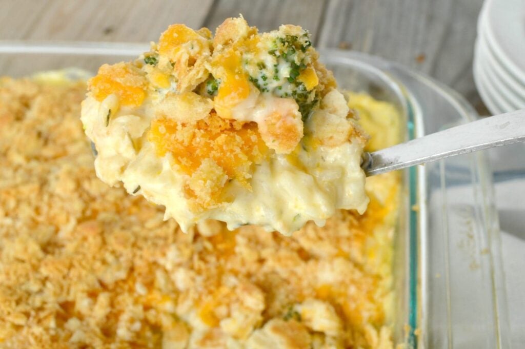  Broccoli Casserole - GonnaWantSeconds recipe using Rotisserie Chicken