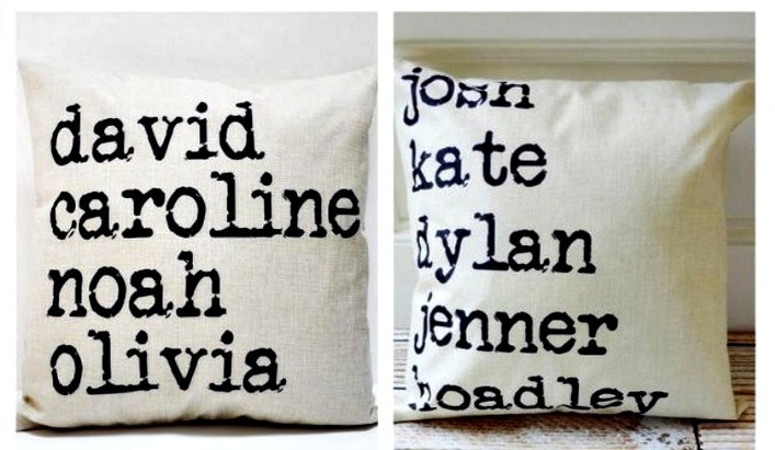 How adorable are these Personalized Farmhouse Style pillow covers? You can enter up to 6 names for your custom pillow cover. Grab them while they are 72% off and on sale for only $13.99 (regular price $49.99)