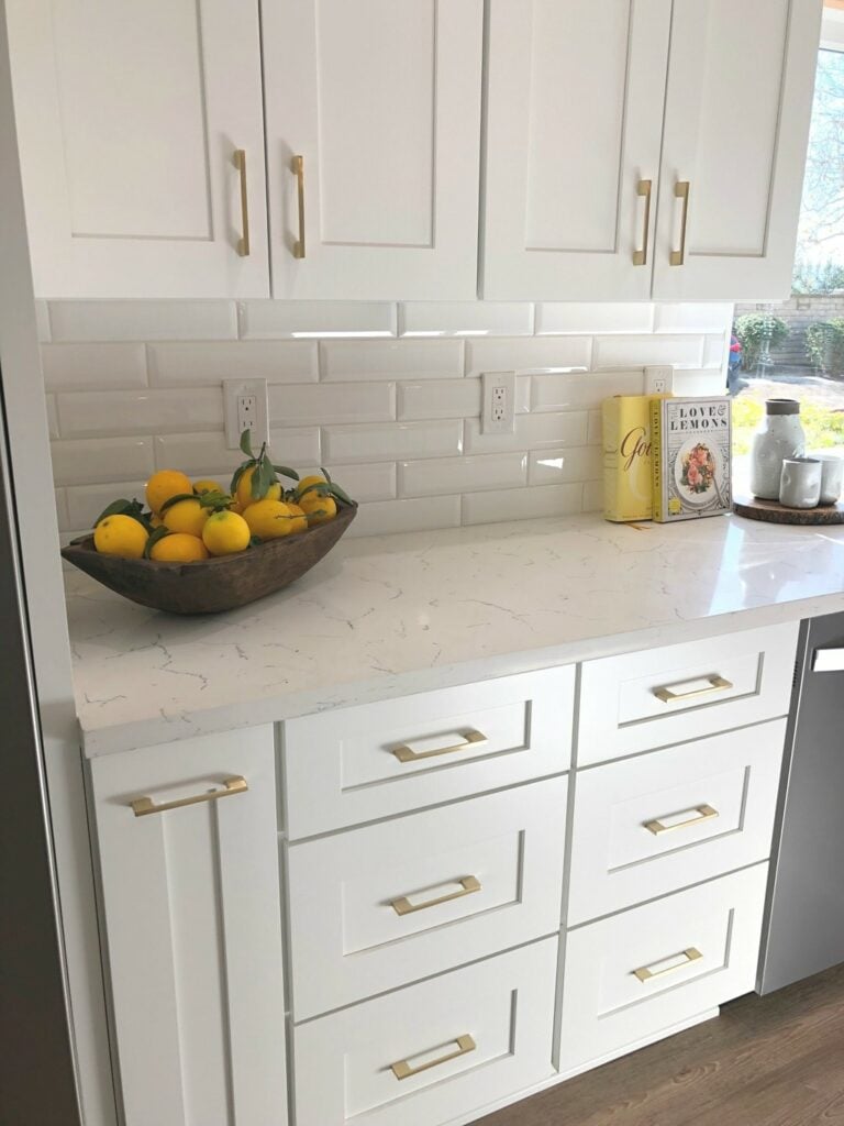 Southern Hills drawer handles in a California condo remodel