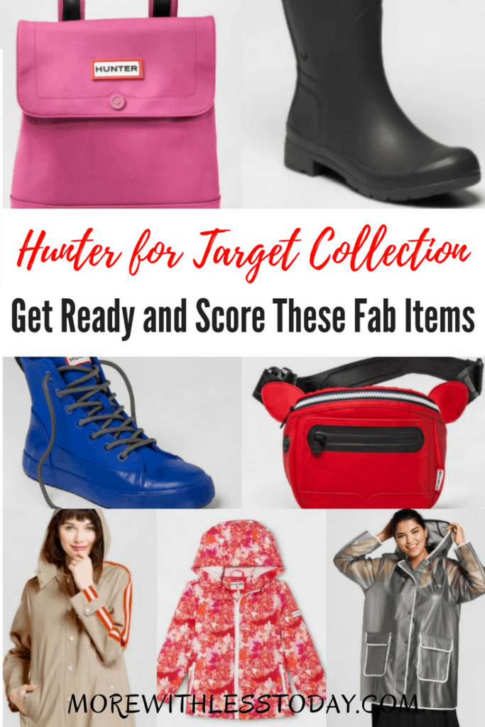 Hunter for Target Collection: Get Ready and Score These Fab Items! If you are a fan of this hip British brand, you will find boots, clothing, accessories and home decor, starting at $5.00. Hurry, this collection will be popular!