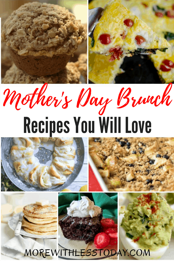 Mother's Day Brunch Recipes That Everyone Will Love! Mother’s Day is the one day of the year to totally pamper mom. A brunch is a great way to get the whole family together to share food and fellowship. Here are some recipes I am looking forward to trying and I think you will like them too.