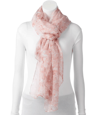 LC Lauren Conrad Floral Border Oversized Oblong Scarf Kohl's