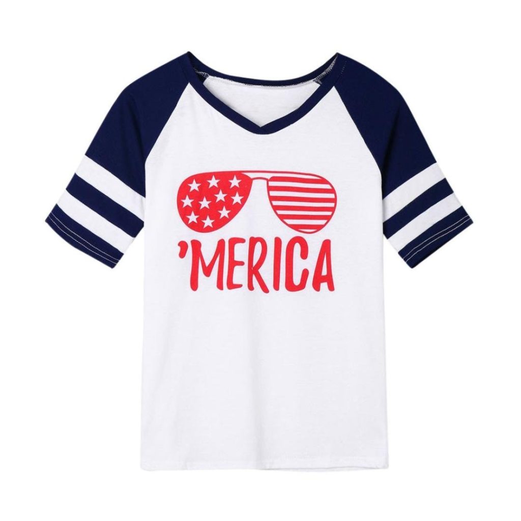 example of a patriotic t-shirt from Amazon