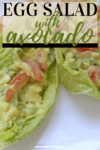 Egg Salad with Avocado No Mayo