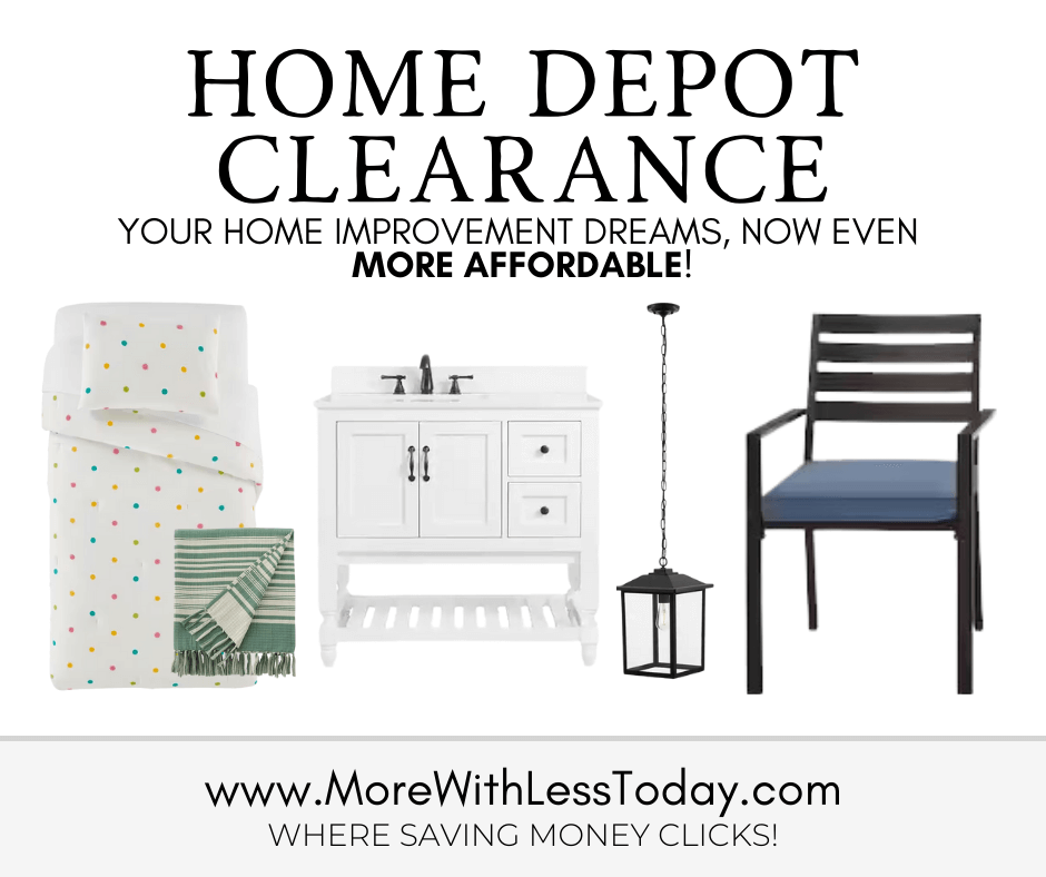 How To Shop at Home Depot Clearance Section