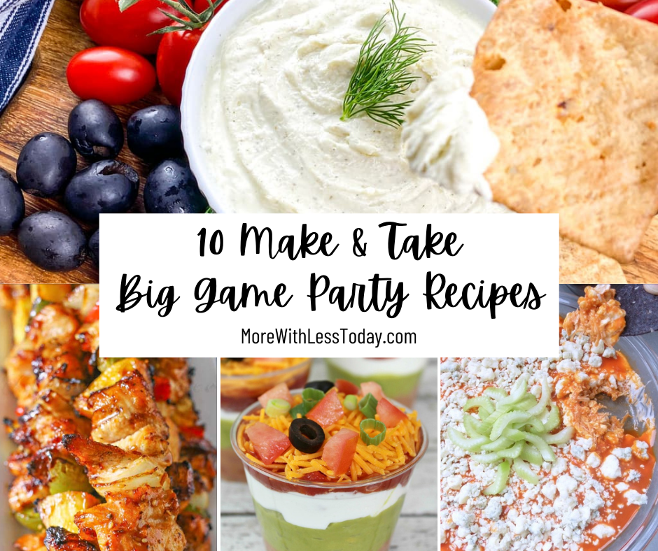 10 Make & Take Big Game Party Recipes