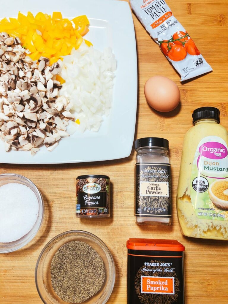 ingredients used in homemade Turkey Meatloaf recipe