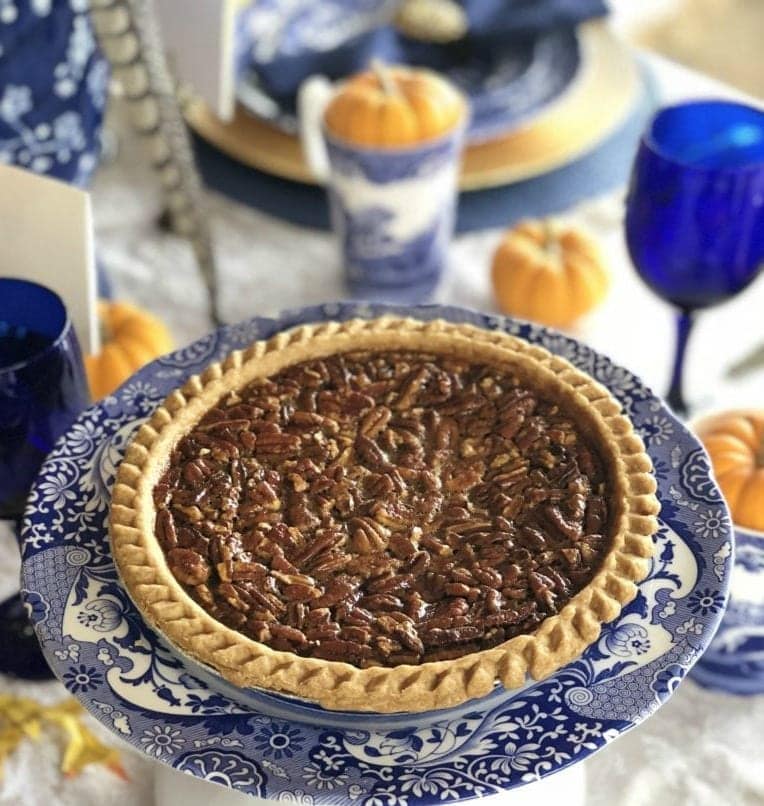 Omaha Steaks pecan pie served