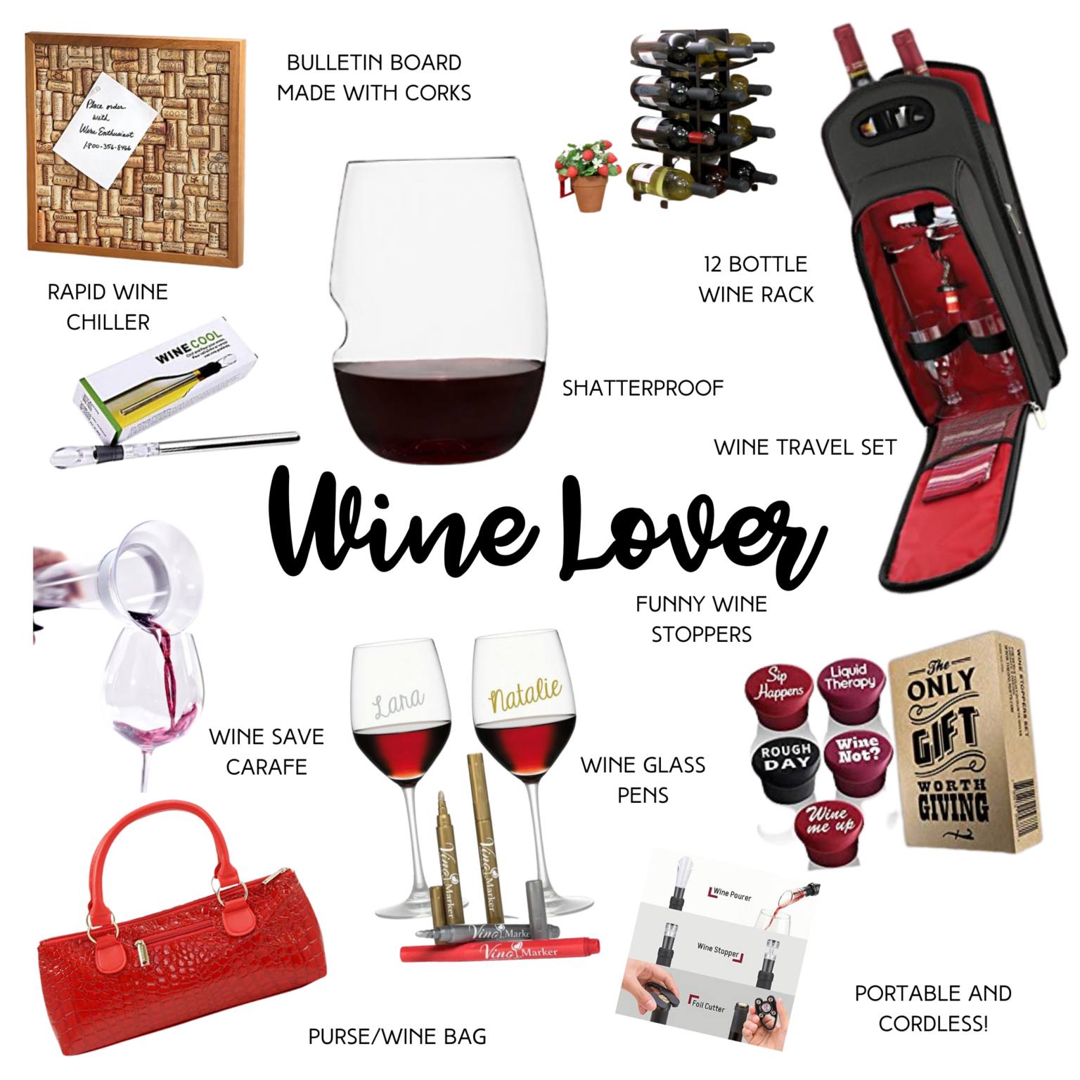 For the Wine Lover Wine Gifts and Wine Accessories for Easy Gift Giving