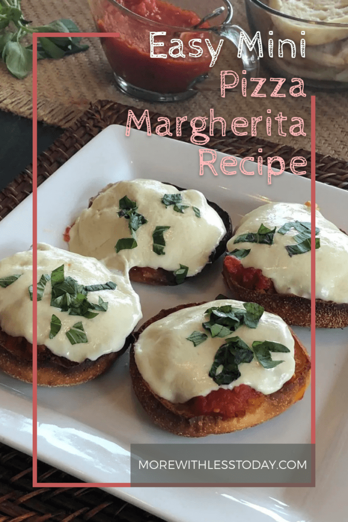 Easy Mini Pizza Margherita Recipe with Bays English Muffins