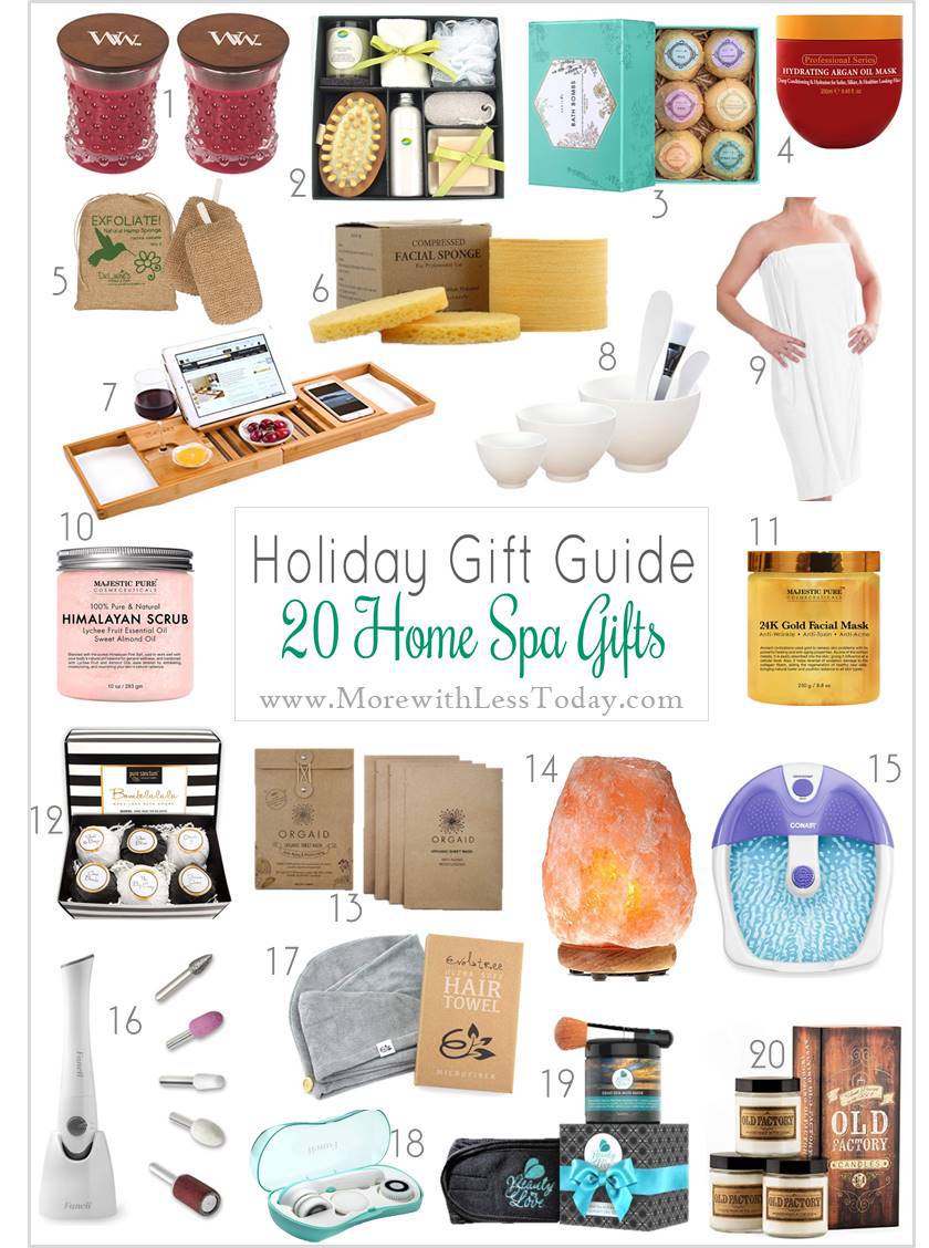 Spa Gift Ideas for the Women on Your Gift List More With Less Today