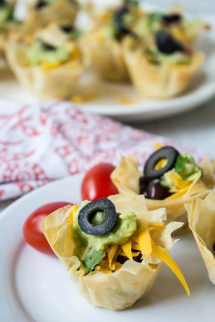 Black Bean Taco Cups by Beyond the Chicken Coop