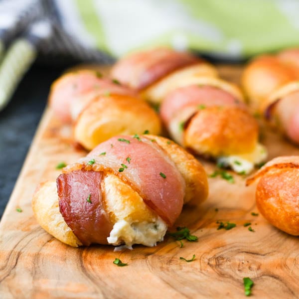 Bacon Cream Cheese Crescent Rolls by Garlic & Zest