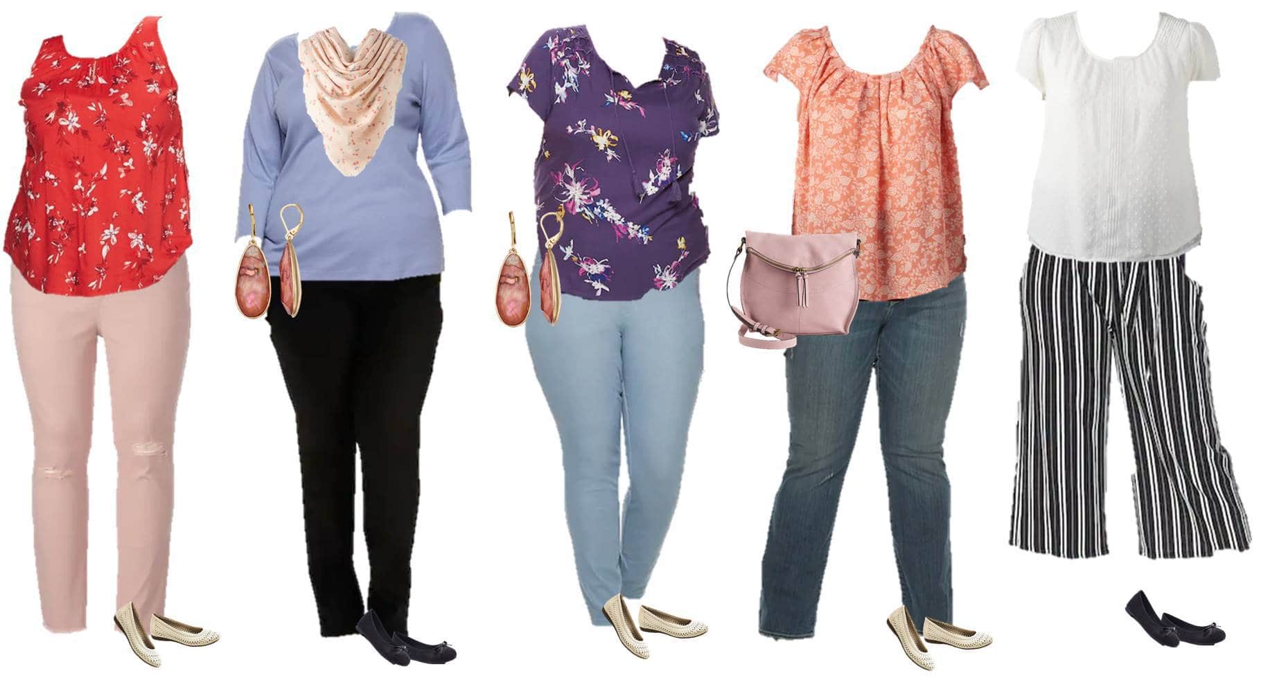 Kohls Plus Size Capsule Wardrobe For Spring More With Less Today