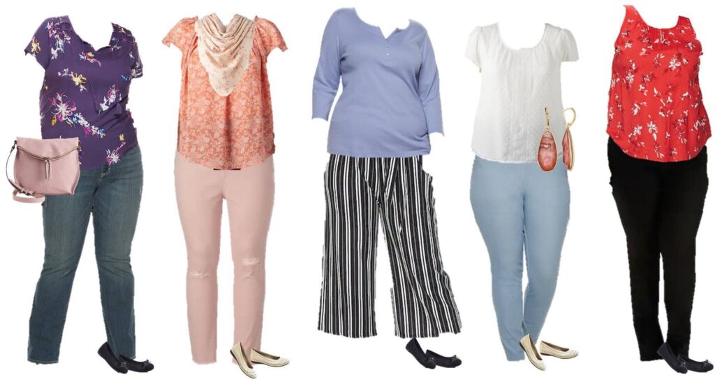 Kohl's Plus Size Capsule Wardrobe for Spring - More With Less Today