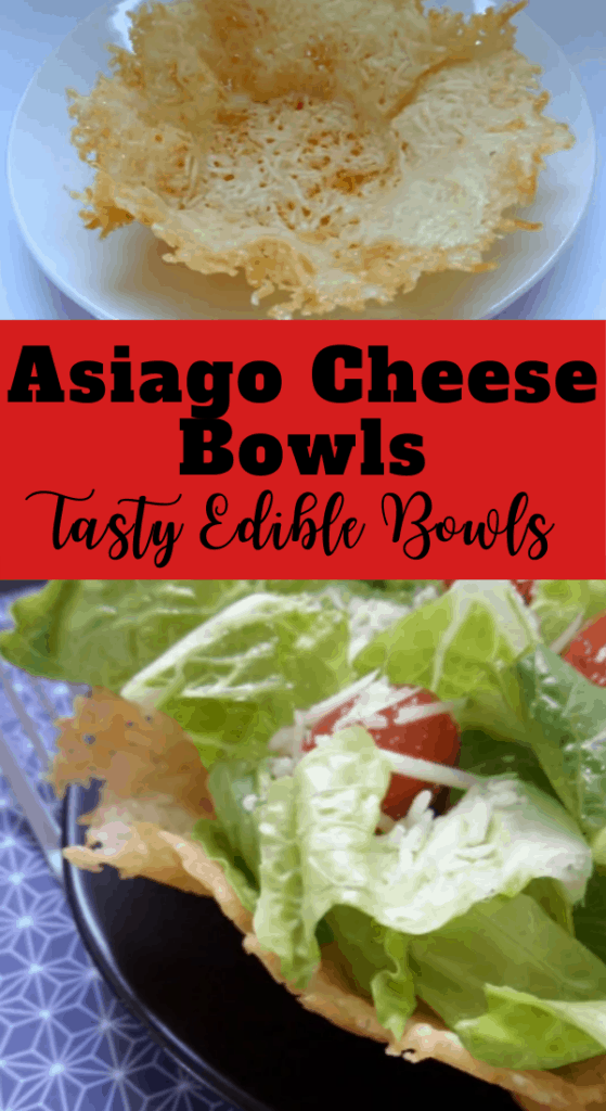 Asiago Cheese Bowls &#8211; Tasty Edible Bowls for Salads