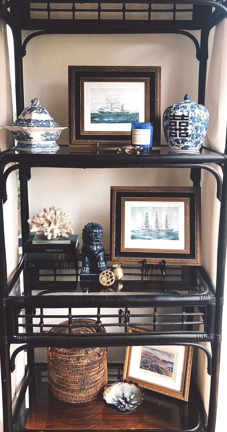 Existing home decor in a new display