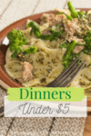Dinners for Under $5 PIN