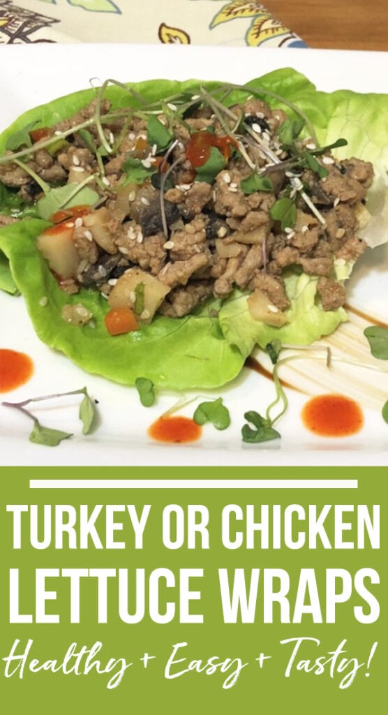 Pin for Turkey or Lettuce Wraps recipe