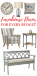 Farmhouse Decor For Every Budget &#8211; Chic Home Decor from Walmart