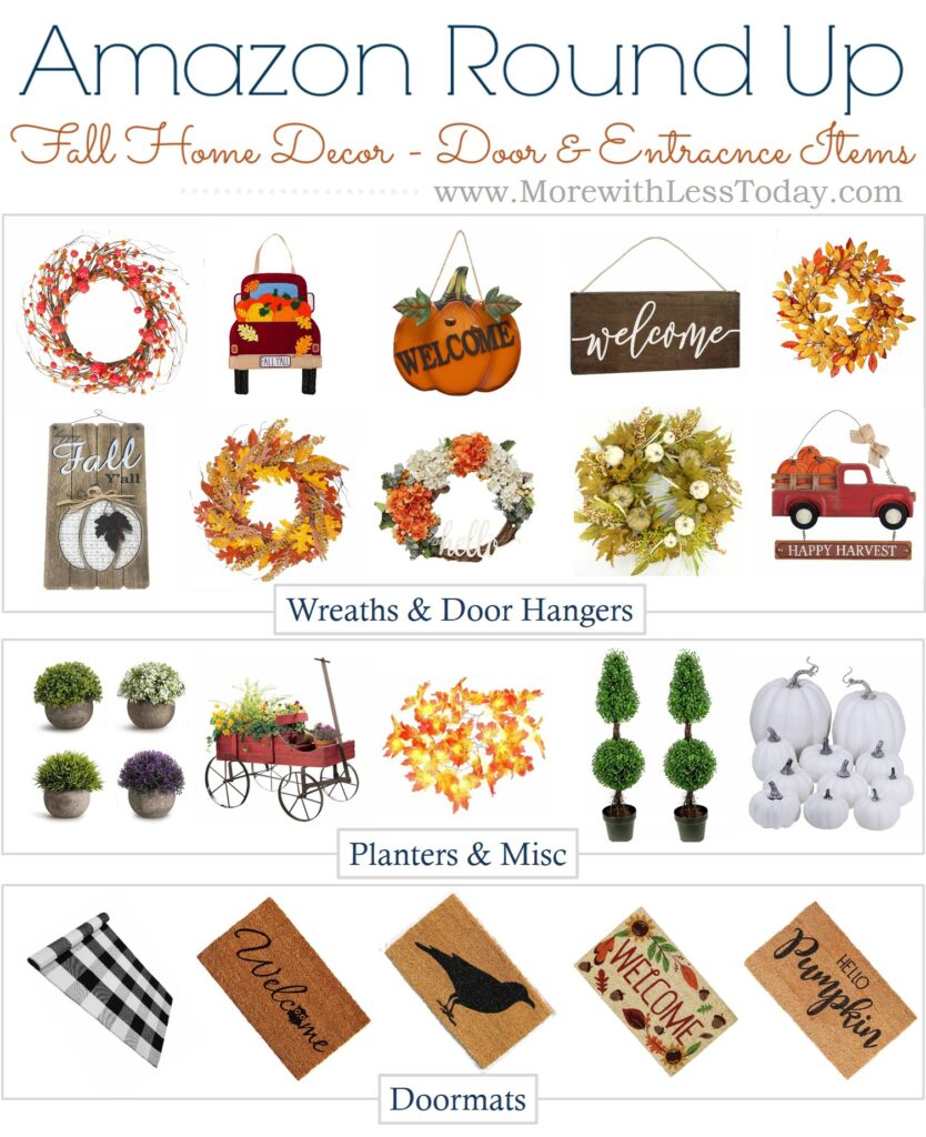 Fall Decor Finds for Your Door and Front Porch &#8211; So Inexpensive and Festive!