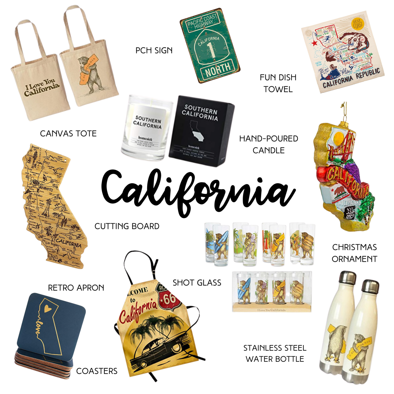 Gift Guide for the California Lover Gift Ideas with a California Theme