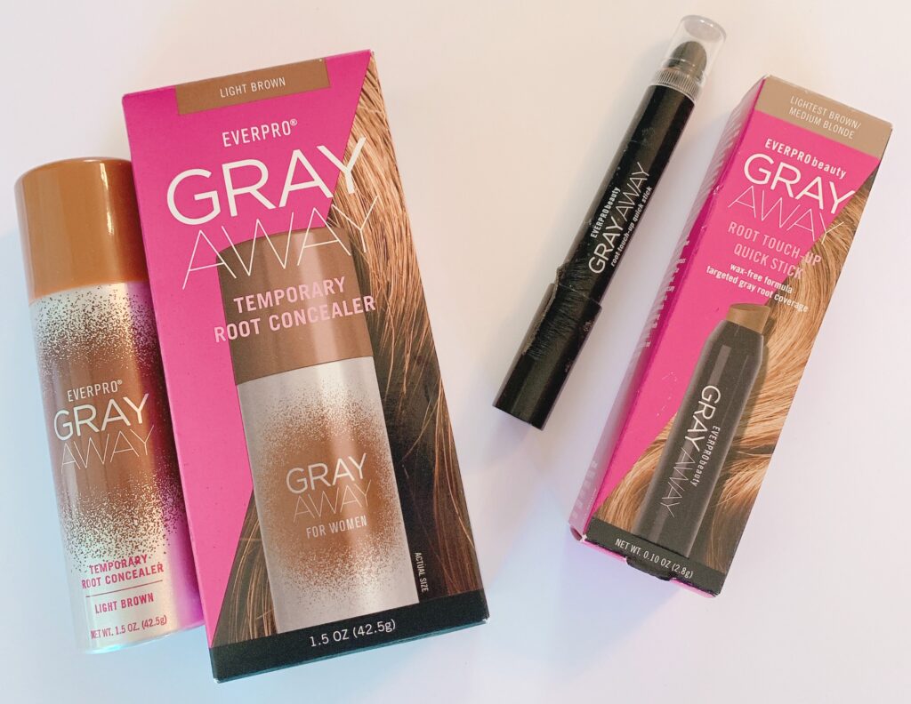 Gray Away Temporary Root Concealer Spray &#8211; a 10 Second Solution That Works Great!