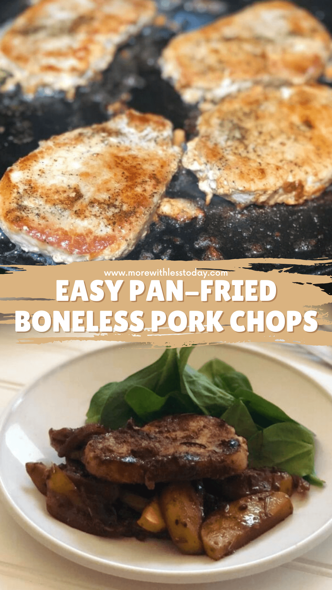 PIN for Pan-Fried Boneless Pork Chops