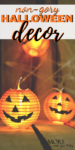 non gory halloween decor