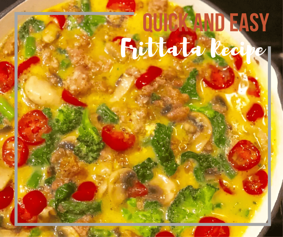 The BEST and Easiest Frittata Recipe You'll Ever Make Use Your Leftovers!