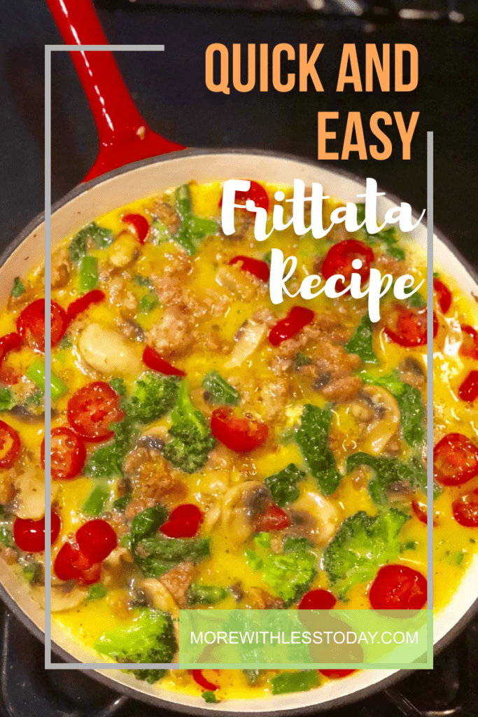 Learn how to make a Frittata using leftover vegetables