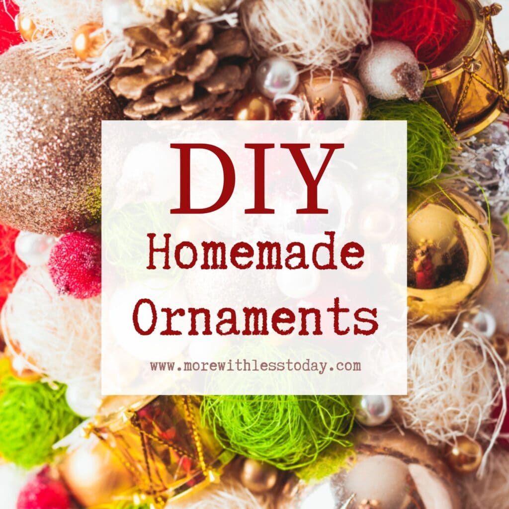 10 Easy DIY Ornaments &#8211; Handmade Christmas Decor