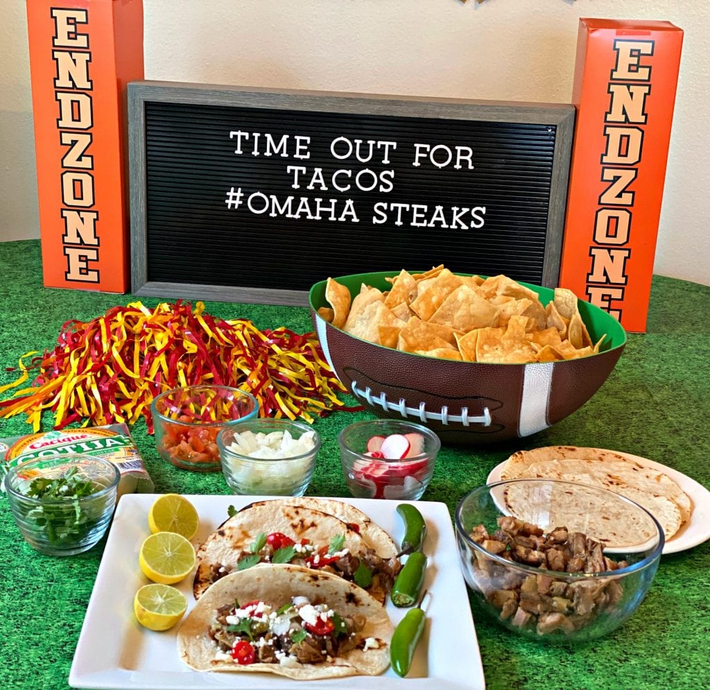 taco bar Omaha Steaks