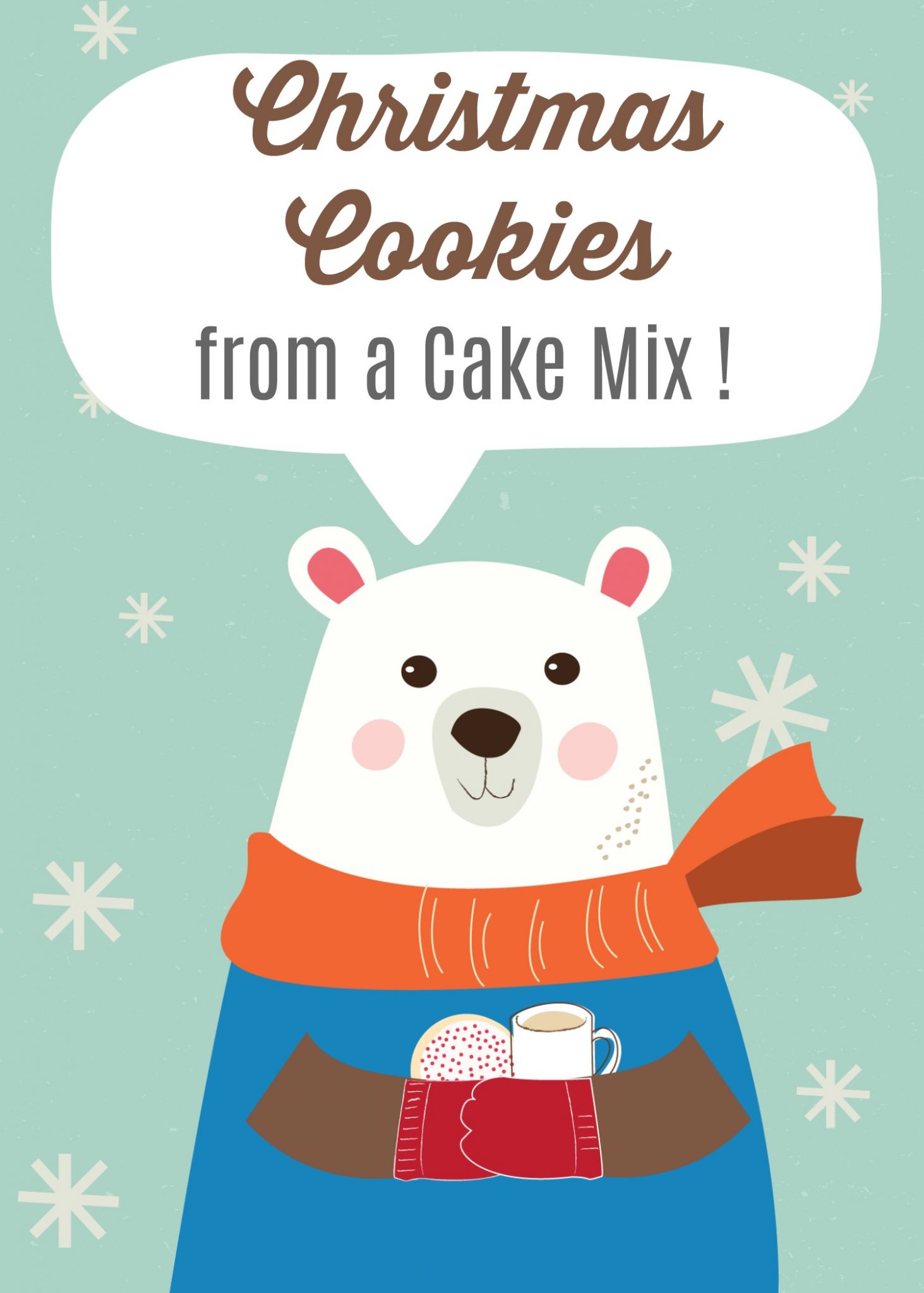 5 Ingredient Christmas Cookies - Make Them With a Cake Mix!