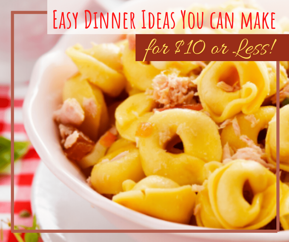 Easy Dinner Ideas You Can Throw Together Fast for $10 or Less!