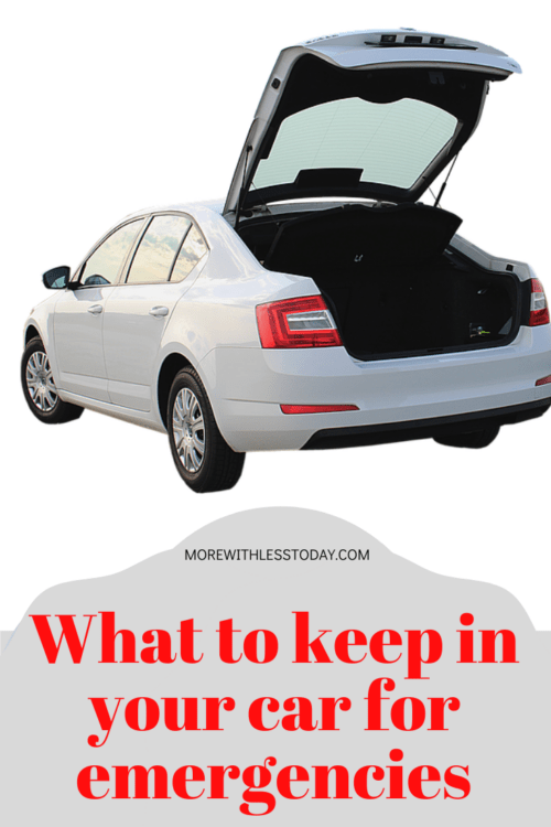 Car Emergency Kit What To Keep In Your Car For Emergencies
