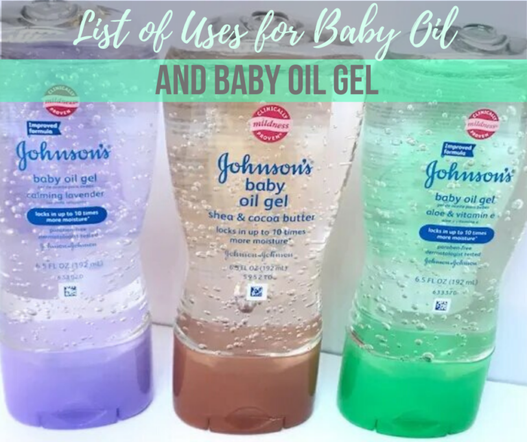 Ultimate List of Uses for Baby Oil and Baby Oil Gel