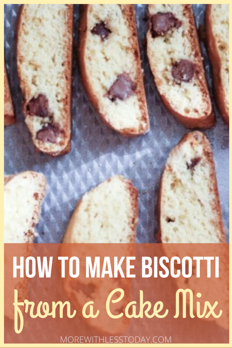 How to Make Biscotti from a Cake Mix Chocolate Chip Cake Mix Biscotti